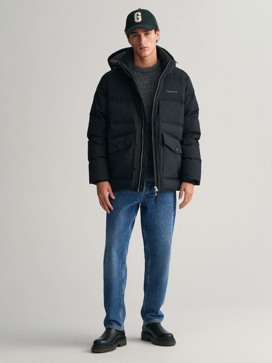 Alt Geci Barbati Iarna Puffer Waterproof Negru