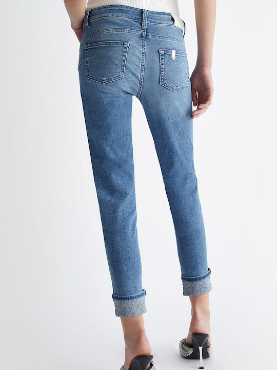 Liu Jo Γυναικείο Jean Παντελόνι σε Slim Εφαρμογή DenimBlue