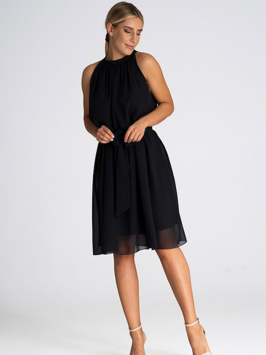 Figl Mini Evening Dress Black