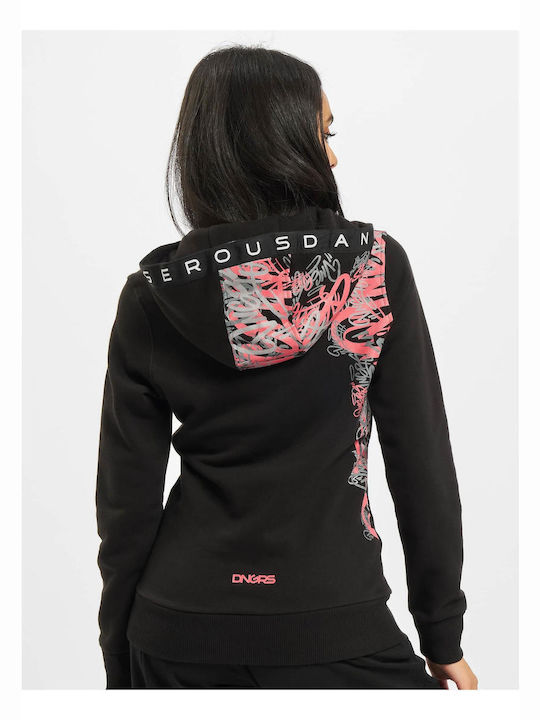 Basic Women's Sweatshirt Black/Pink