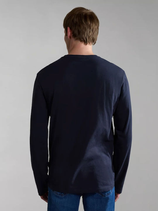 Napapijri Salis Men's Long Sleeve Blouse Blue.