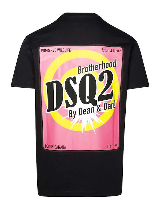 Dsquared2 Men's Short Sleeve Blouse Black