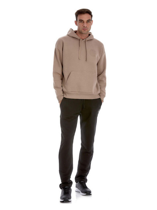 Hoodie with Camel Colour