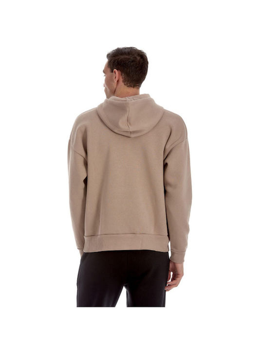 Hoodie with Camel Colour
