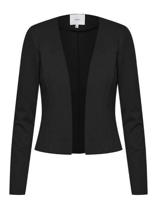 ICHI Lung Blazer pentru femei Sacou Albastru