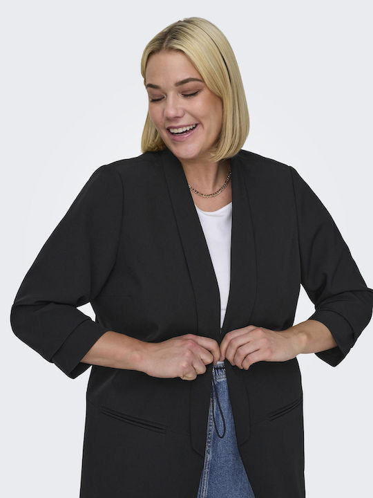 Only Lung Blazer pentru femei Sacou Black