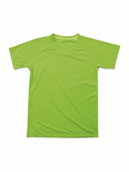 Stedman Active 140 Men's Short Sleeve Promotional T-Shirt Kiwi Green