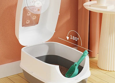 Cat Toilet Closed with Filter Pink L38xW57xH41cm