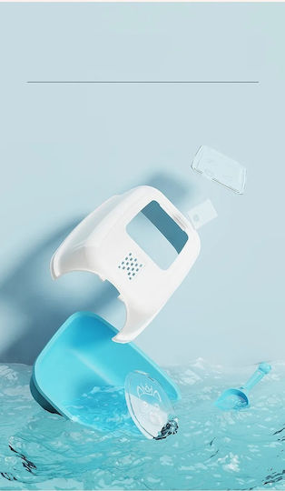 Toaletă Pisică Închisă cu Filtru Roz L38 x W57 x H41cm