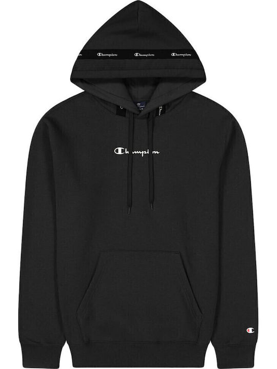 Sweatshirt with Hood Black