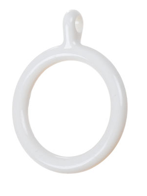 Tpster Plastic Bathroom Curtain Rings White 8pcs