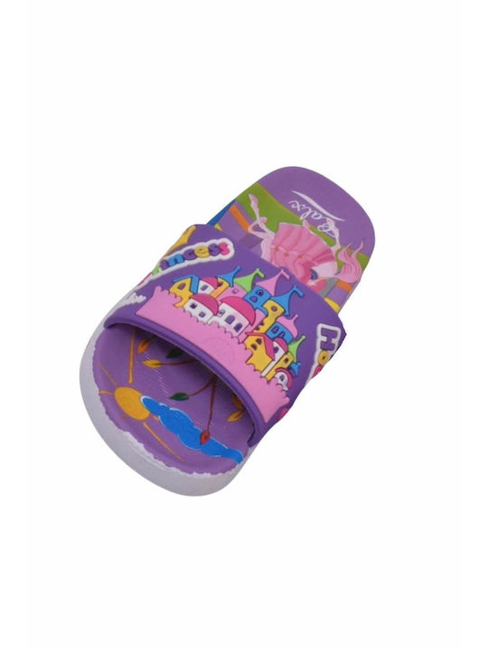 Kinder Badeschlappen Lila