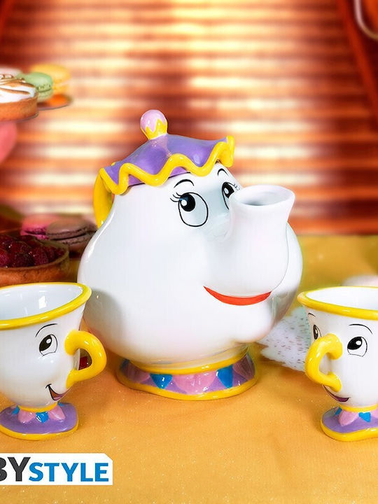 Disney Set de Ceai Ceramic în Culoare Roz 1400ml 1buc