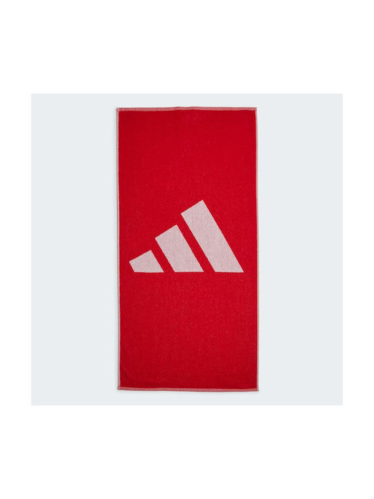 adidas Πετσέτα Γυμναστηρίου Βαμβακερή Κόκκινη 100x100cm adidas Πετσέτα Γυμναστηρίου Βαμβακερή Κόκκινη 100x100cm