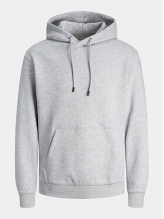 Jack & Jones Men's Sweatshirt with Hood GRI