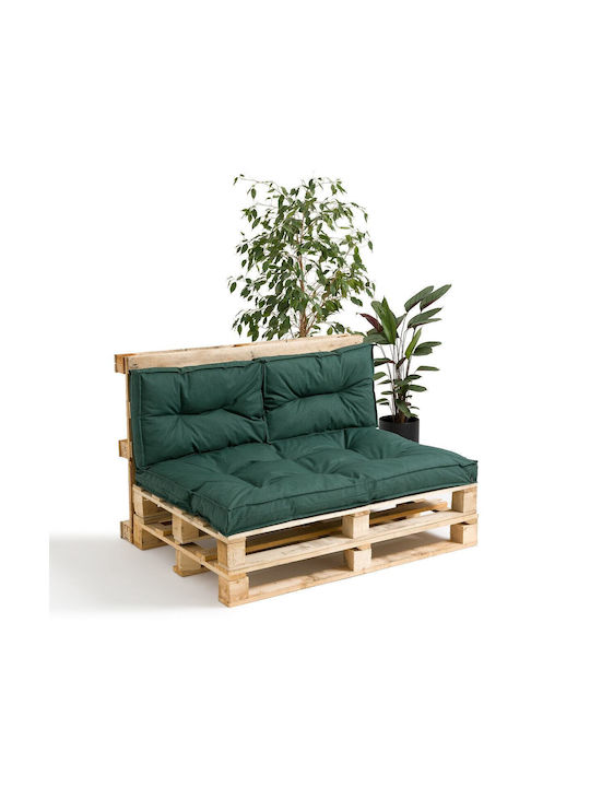 La Redoute Interieurs Waterproof Pallet Bench Cushion Red 120x80cm.