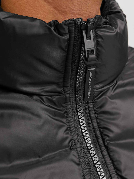 Αμάνικο Μπουφάν Puffer Αδιάβροχο Black