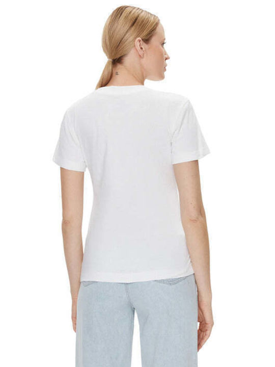 Calvin Klein Damen T-Shirt Schwarz
