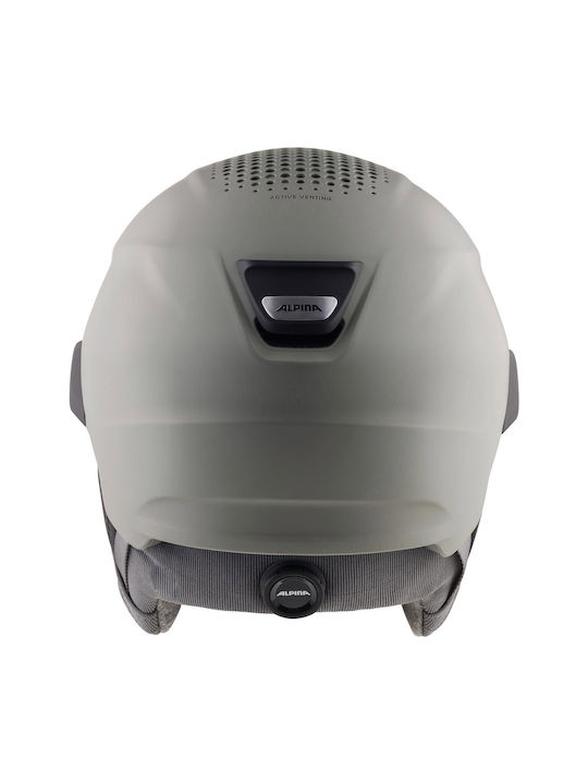 Alpina Alto Hi-eps Ski & Snowboard Helm in Gray Farbe
