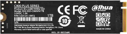 Dahua C900 Plus SSD 2TB τύπου M.2 με σύνδεση PCI Express 4.0 DHI-SSD-C900VN2TB-B