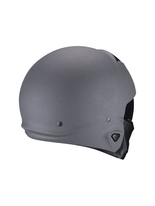 Scorpion Exo-combat Ii Graphite Motorcycle Helmet Full Face ECE 22.06 Weight 1300g with Sun Visor