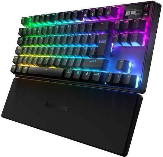 SteelSeries Apex Pro TKL Gaming Mechanical Keyboard Tenkeyless with SteelSeries OmniPoint switches and RGB lighting (English US)