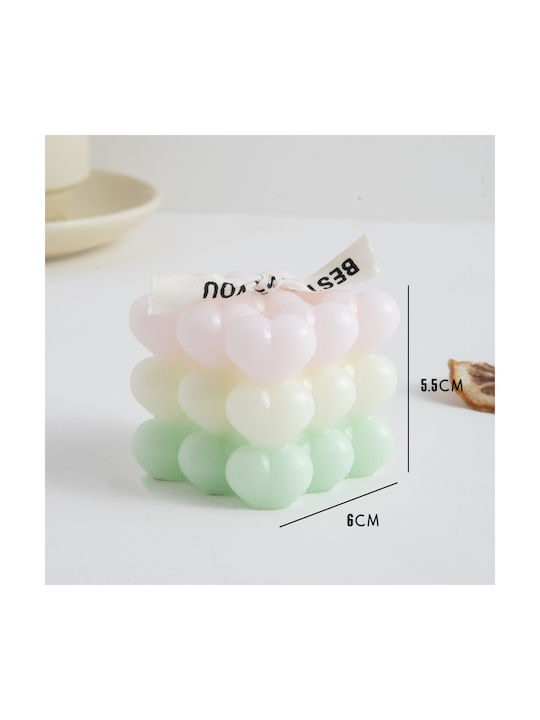 Scented Candle Bubble-cube ML23 Green