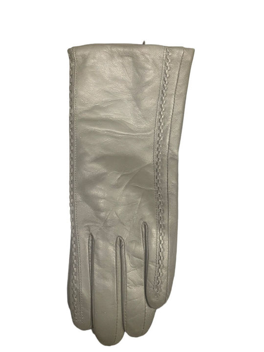 MARKOS LEATHER Women's Leather Gloves Gray