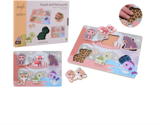 Wooden Kids Peg Puzzle 6pcs Joueco