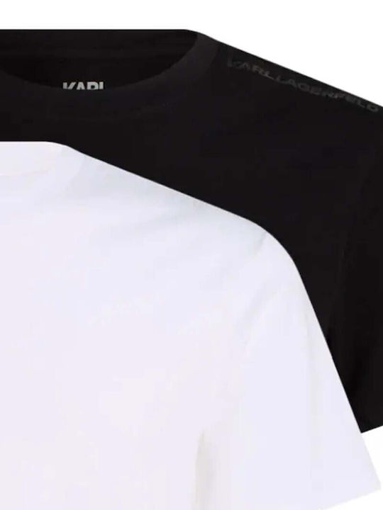 Herren Unterhemden Black/White 2Packung