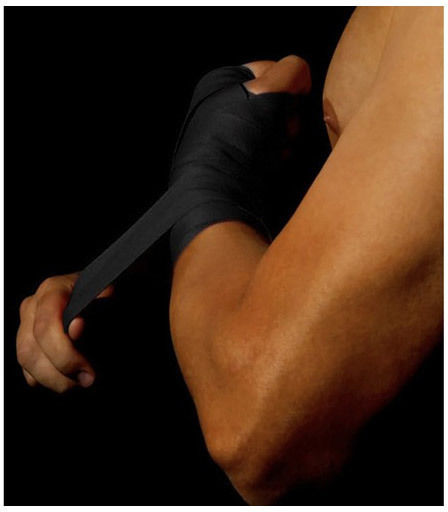 Trizand Martial Arts Hand Wrap 4m Black 23015