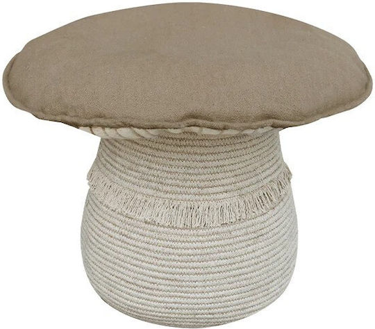 Lorena Canals Kinder Aufbewahrungskorb Mushroom Beige 45x40x40cm