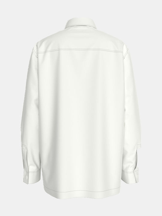 Παιδικό Πουκάμισο Μακρυμάνικο White