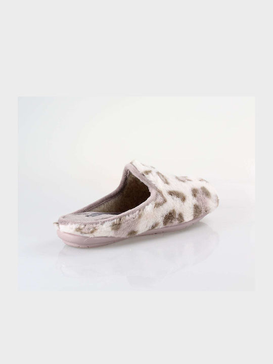 FAME Winter Women's Slippers in Beige color