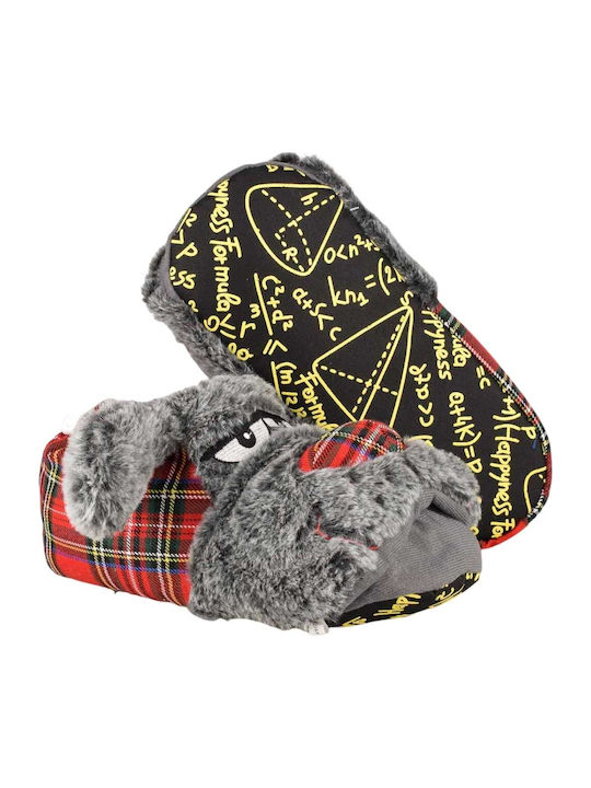 Animal Men's Slippers Gray