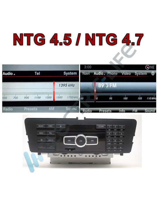 LM Digital Auto-Audiosystem für Mercedes-Benz B Klasse 2011 > 2015 (Bluetooth/USB/WiFi/GPS/Apple-Carplay/Android-Auto)