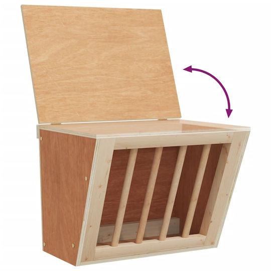 vidaXL Food Bowl for Dog & Cat 25x18.5x20.5cm
