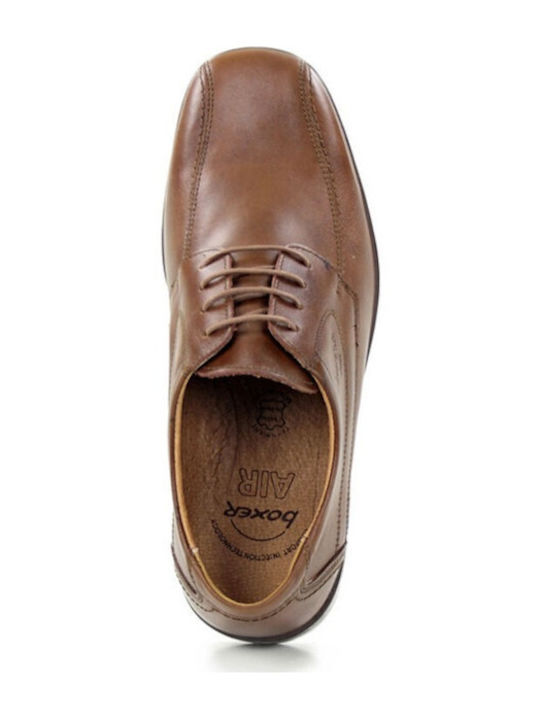 Boxer Men's Leather Casual Shoes Tabac Brown