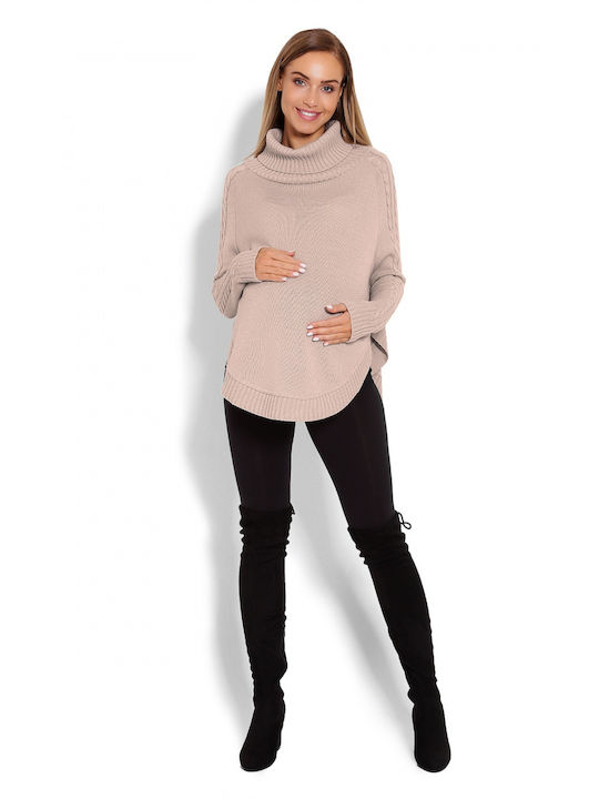 PeeKaBoo Maternity Top Beige