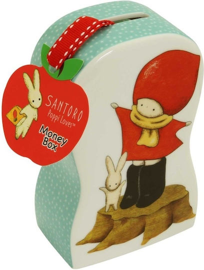 Santoro Kinder Sparbüchse Porzellan 9x6x14cm