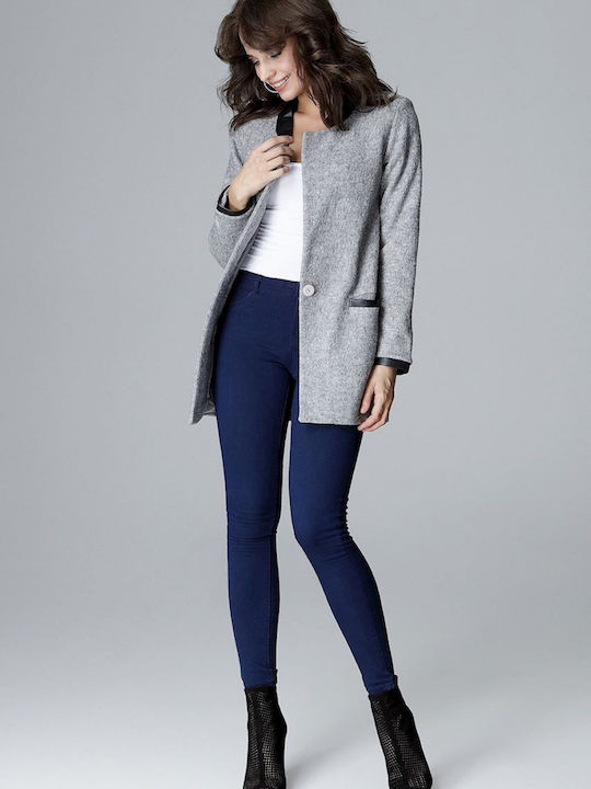 Lenitif Women's Blazer Gray