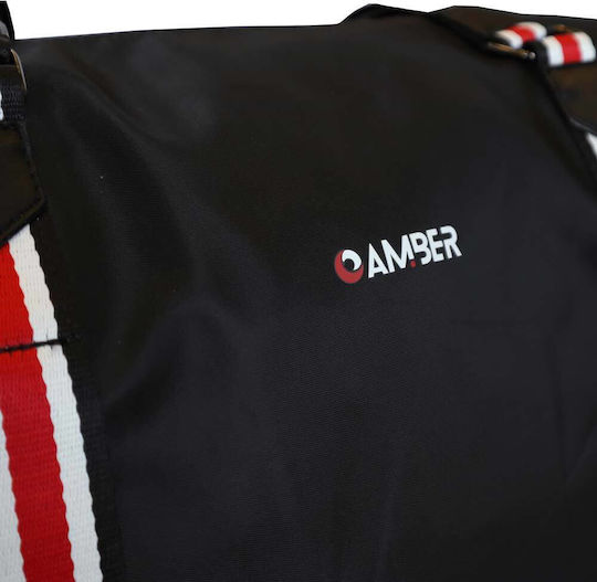 Amber Geantă de voiaj 33lt Negru Textil L45xW20xH36cm