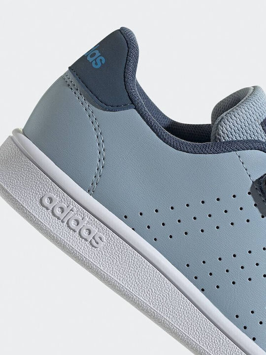 Adidas Kinder-Sneaker Advantage Cf C mit Klettverschluss Hellblau