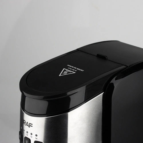 Raf Pod Coffee Machine Pressure 5bar Silver-Black