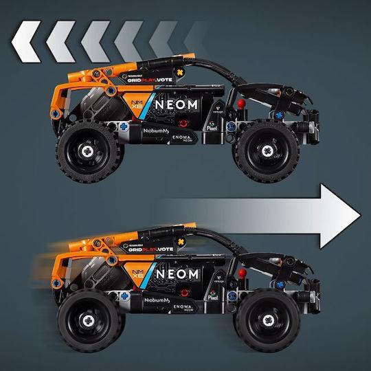 LEGO Technic Neom Mclaren Extreme E Mașină de Curse pentru 7+ Ani
