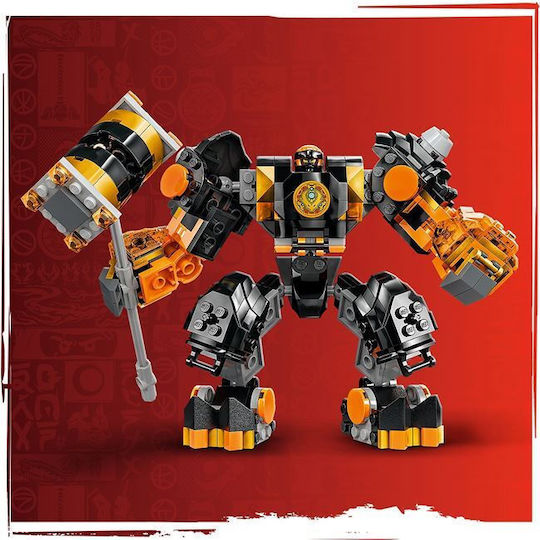 LEGO Ninjago Cole's Elementarerde Mech für 7+ Jahre 235 Stück