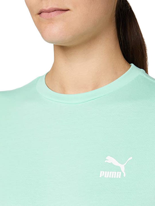 Puma Graphic Women's Athletic T-shirt Turquoise