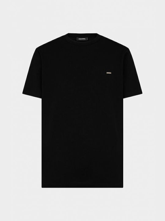 Dsquared2 Herren T-Shirt Kurzarm Black.