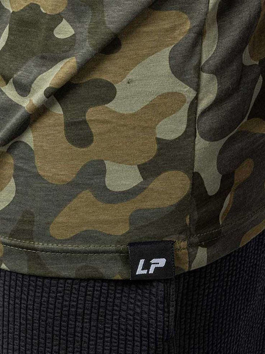 Herren Shirt Ärmellos Green Camo