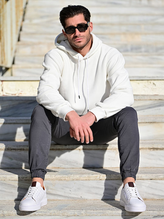 Herren Sweatshirt in Ecru